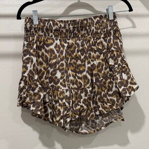 Aerie Leopard Print Mini Skirt